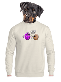 unisex mikina bez kapucne