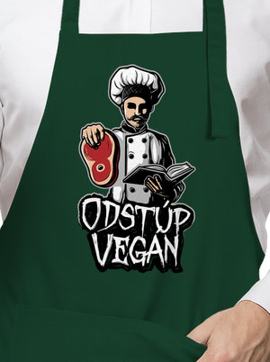 Odstup vegane zástera Bottle Green