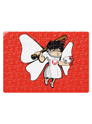 Zúbková víla puzzle White