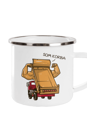 Korba plecháčik White