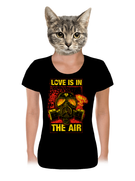 Love is in the Air dámske tričko Black
