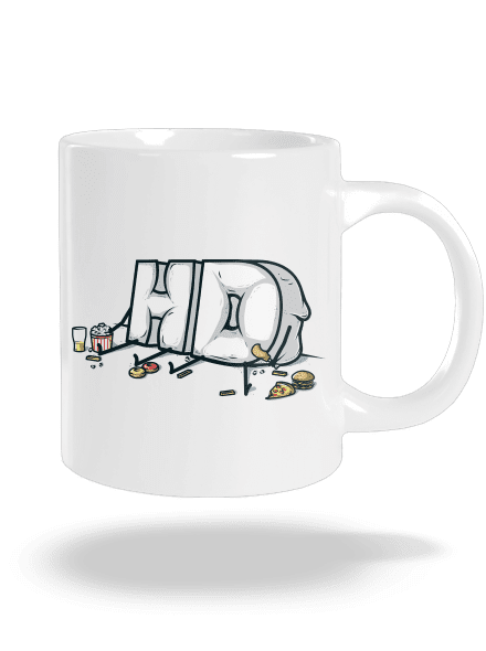 Full HD veľký hrnček White