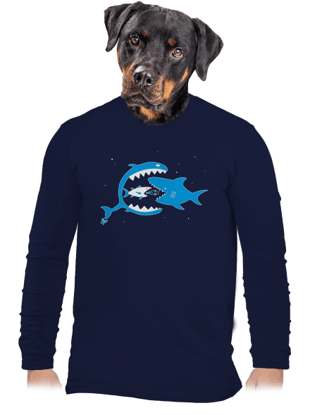 Rybky pánske dlhý rukáv Navy