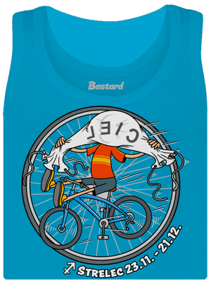 Cyklistický horoskop: Strelec dámske tielko klasické Blue Atol