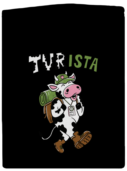 Tur na cestách dámska mikina na zips Black