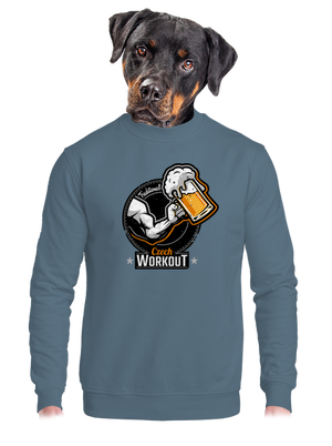 unisex mikina bez kapucne