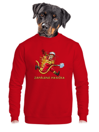 unisex mikina bez kapucne