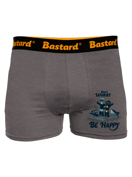 Don't worry boxerky Gray Melange