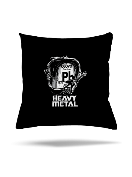 Heavy Metal vankúš Black