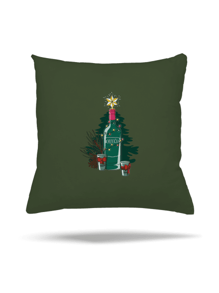 Vianočná borovička vankúš Olive Green