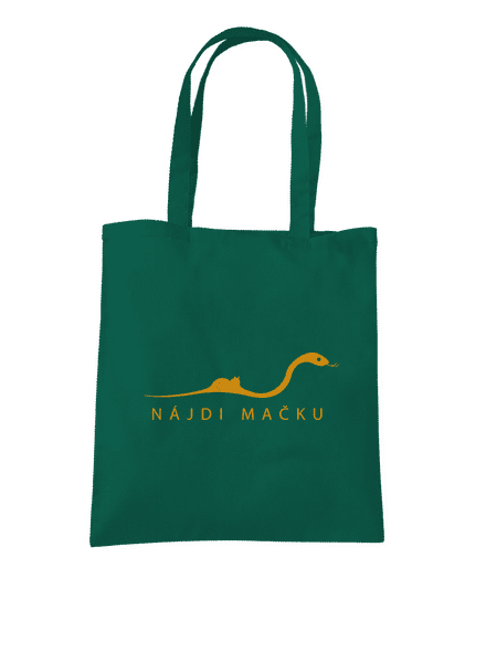 Nájdi mačku taška Bottle Green WM