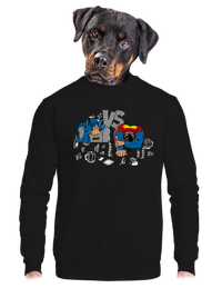 unisex mikina bez kapucne