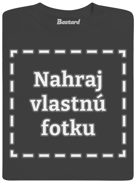 Vlastná potlač pánske dlhý rukáv Dark Grey