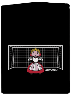 Gólmanka pánska mikina na zips Black