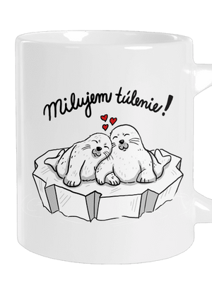 Milujem túlenie veľký hrnček White