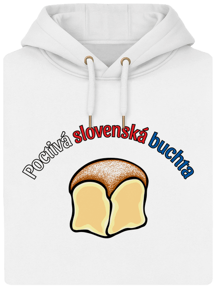 Poctivá buchta a klobása unisex mikina premium Snowwhite