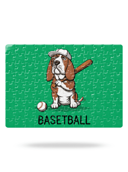 Basetball puzzle White