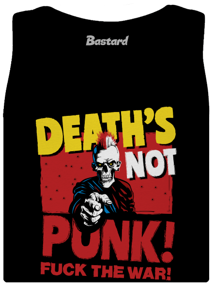 Death's not punk dámske tielko klasické Black