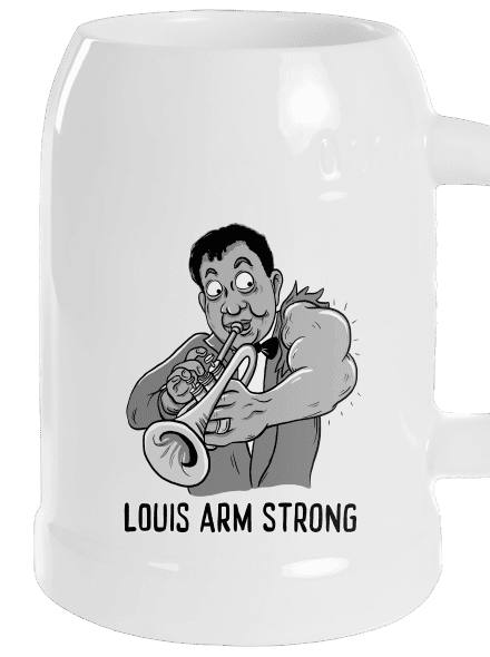 Louis Armstrong polliter White
