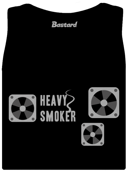 Heavy smoker dámske tielko klasické Black