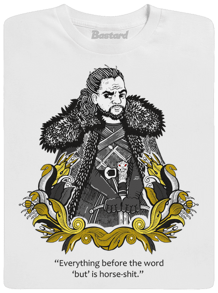 Jon Sníh detské tričko White