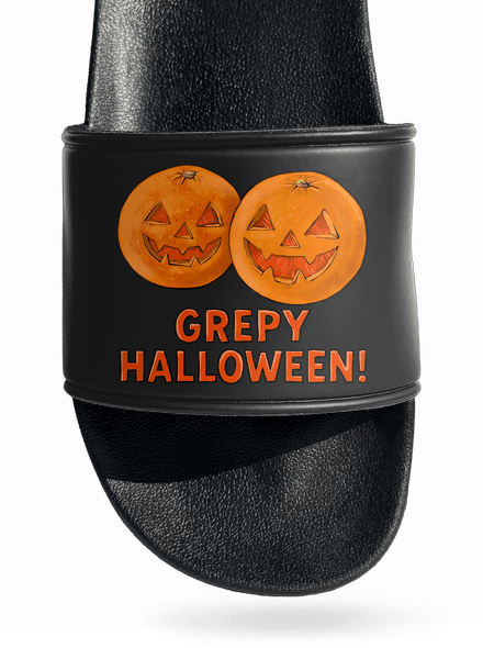 Grepy Halloween šľapky Black
