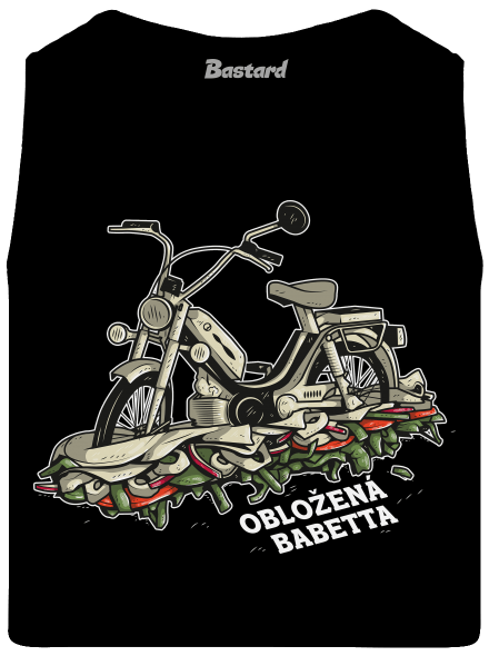 Obložená Babetta pánske tielko Black