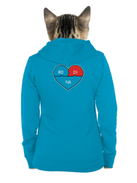 dámska mikina na zips