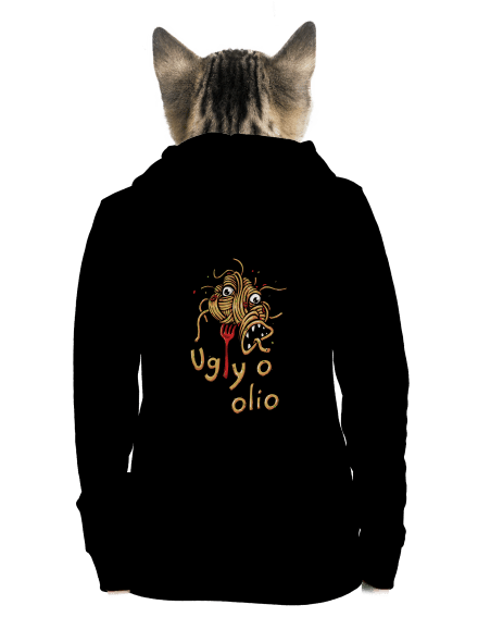 Ugly o olio dámska mikina na zips Black