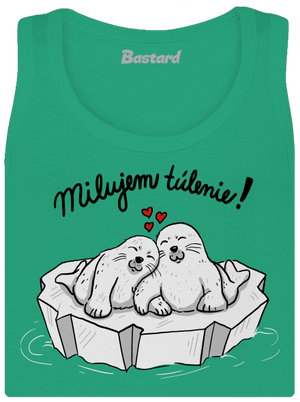 Milujem túlenie dámske tielko klasické Mint Mal