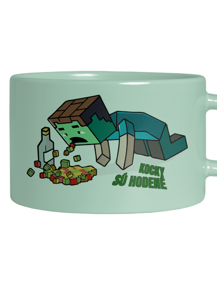 Kocky sú hodené hrnček makronka Mint Macaron