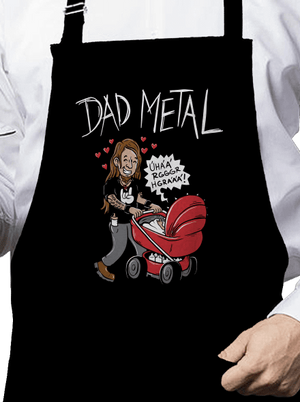 Dad metal zástera Black