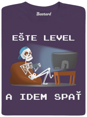 Ešte level pánske tričko Urban Purple