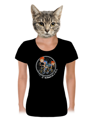 Cyklistický horoskop: Blíženci dámske tričko Black