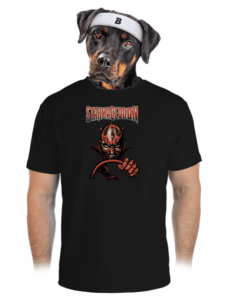 Starmageddon pánske športové tričko Black