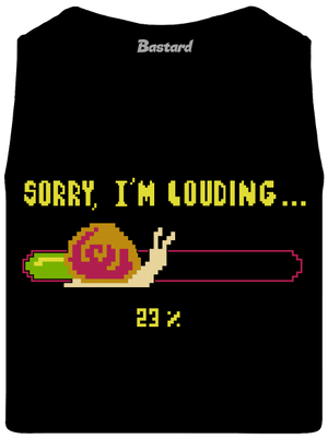 Louding pánske tielko Black