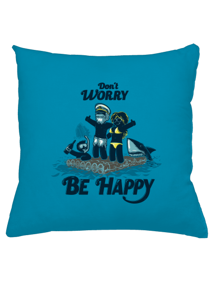 Don't worry vankúš Blue Turquoise