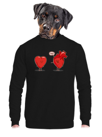 unisex mikina bez kapucne