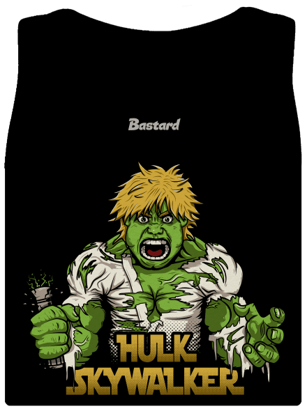 Hulk Skywalker dámske tielko klasické Black