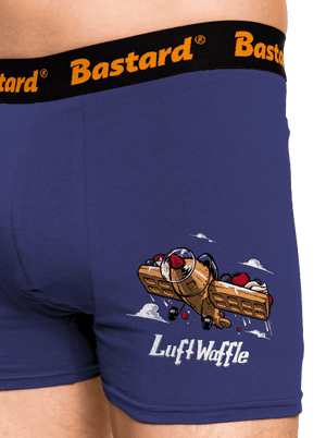 Luftwaffle boxerky Blue Navy