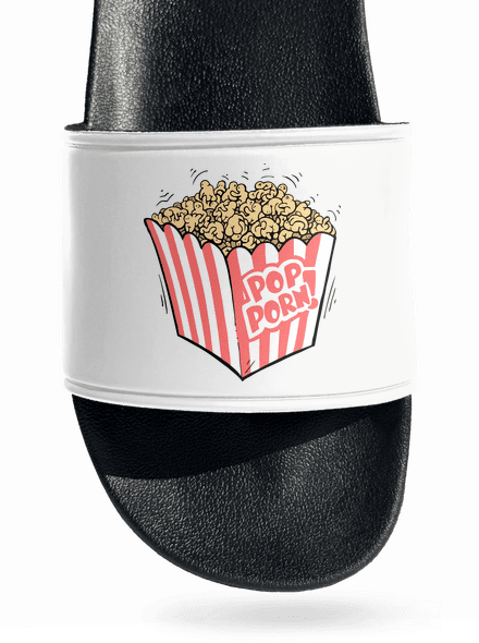 Popporn šľapky White