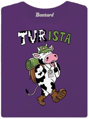 Tur na cestách dámske tričko prémium Purple