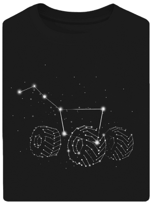 Veľký voz unisex tričko oversized Black