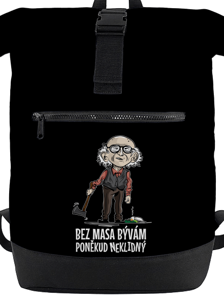 Neklidný bez masa batoh Black