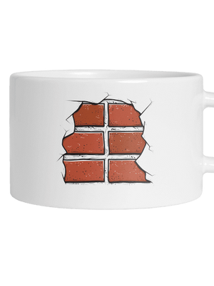 Tehly hrnček makronka White