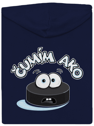 Čumím ako puk pánska mikina na zips Navy