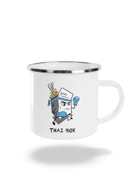 Thai box plecháčik White