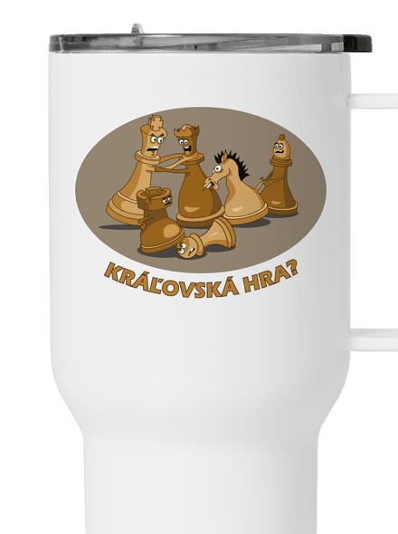 Kráľovská hra termohrnček White