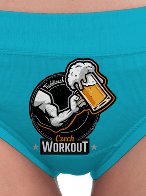 Czech workout dámske nohavičky Turquoise