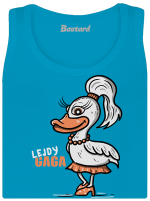 Lejdy Gaga dámske tielko klasické Blue Atol